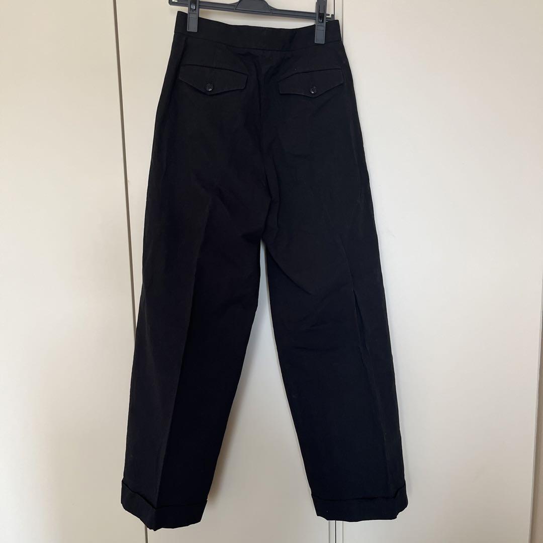 sinmeシンメコットンタックパンツ