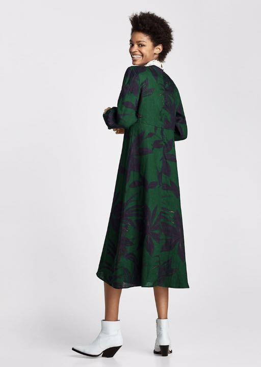 新品☆ZARA ザラ ミディ丈ワンピース