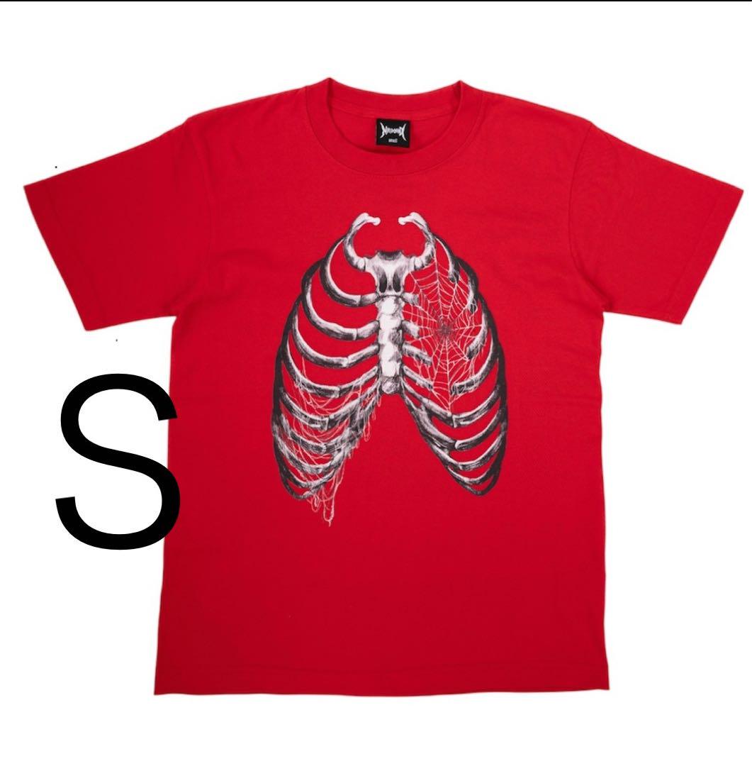 最新入荷 骨Tシャツノーリミッド赤 bornT noremid red - メルカリ トップス