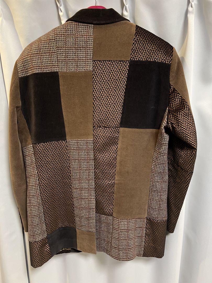 紳*ル様 ETRO エトロ パッチワーク チェック柄ジャケット