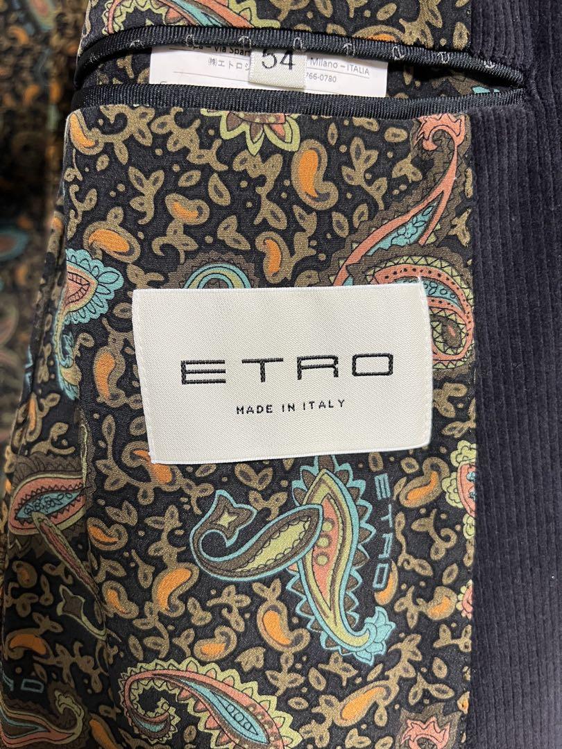 紳*ル様 ETRO エトロ パッチワーク チェック柄ジャケット