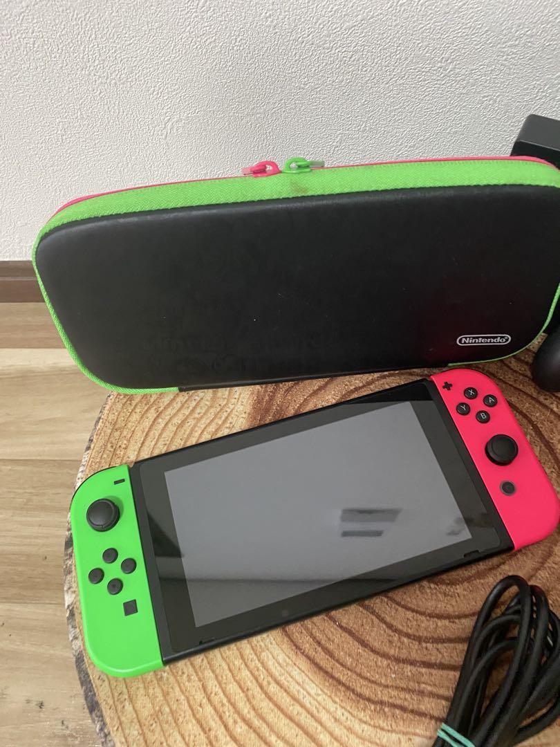 Nintendo Switch ニンテンドースイッチ本体 PNK/GRN Nintendo Switch ニンテンドースイッチ本体GRN/PNK 箱無し