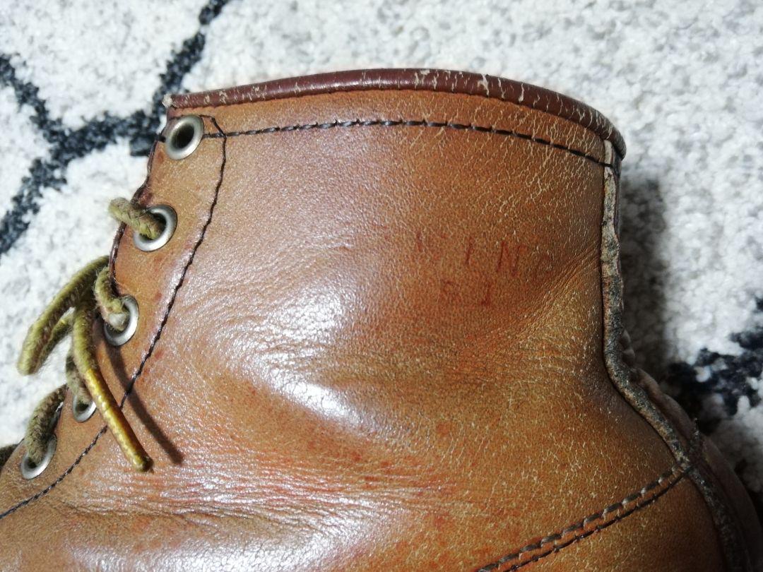 ヴィンテー⑯ '91年製 875 裏半円犬タグ取れ 6.5E Yomxe-m81363564886 RED WING セッター らくらくメ