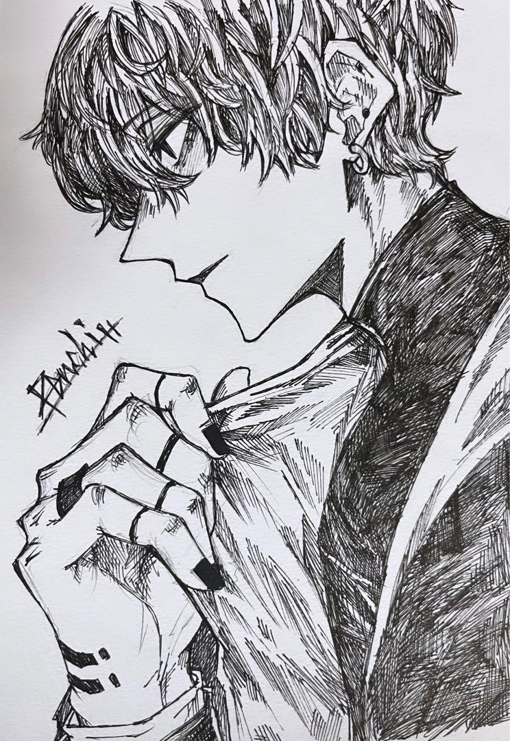 アナログ原画(ペン画)