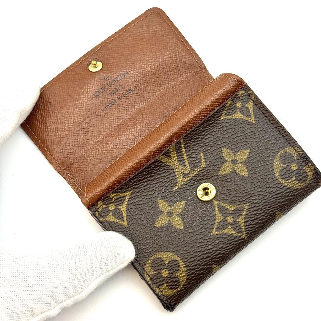 美品　ルイヴィトン コインケース モノグラム　 ポルトモネプラ LOUIS VUITTON ルイヴィトン コインケース マルチカラー ブロン