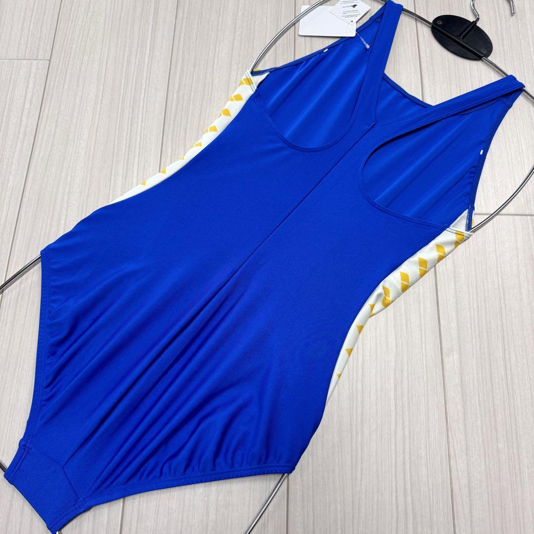 arena　アリーナ　女性用水着　ブルー×イエロー　Oサイズ　新品