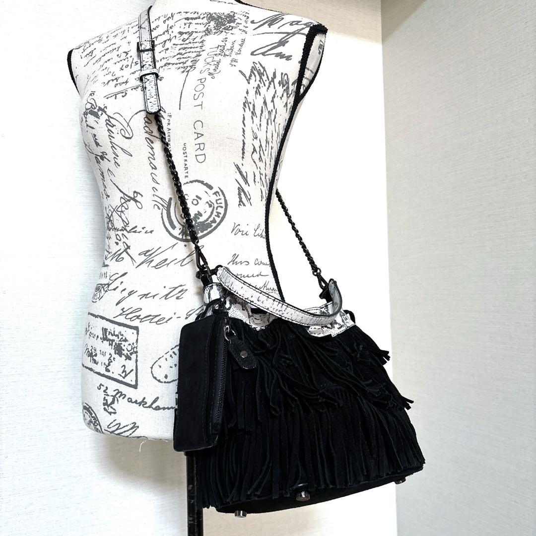 alice+olivia アリスアンドオリビア 2way フリンジデザインバッグ 画像2