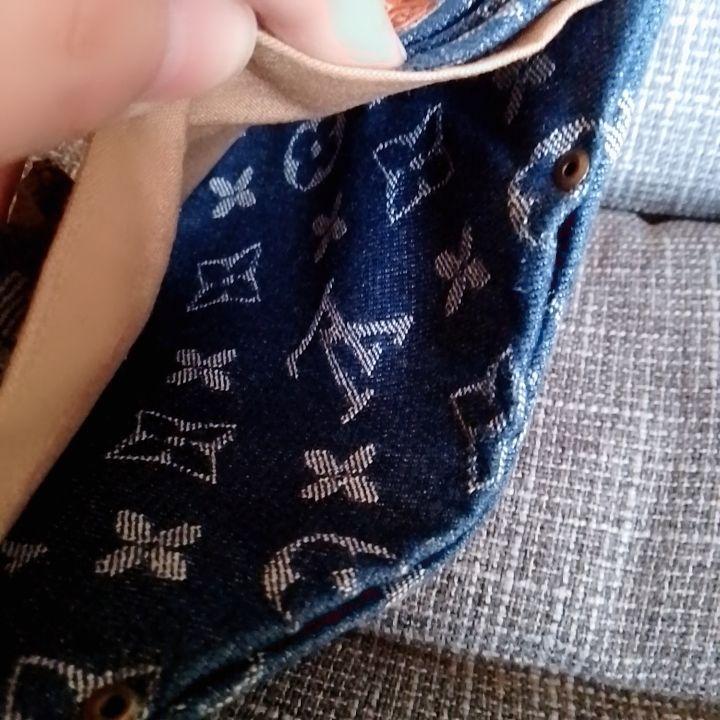 スヌーピー デニム 二つ折り財布