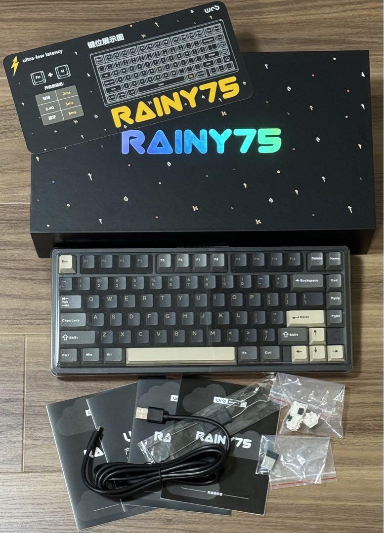 【最終値下げ】WOBKEY Rainy 75 Pro系モデルブラック