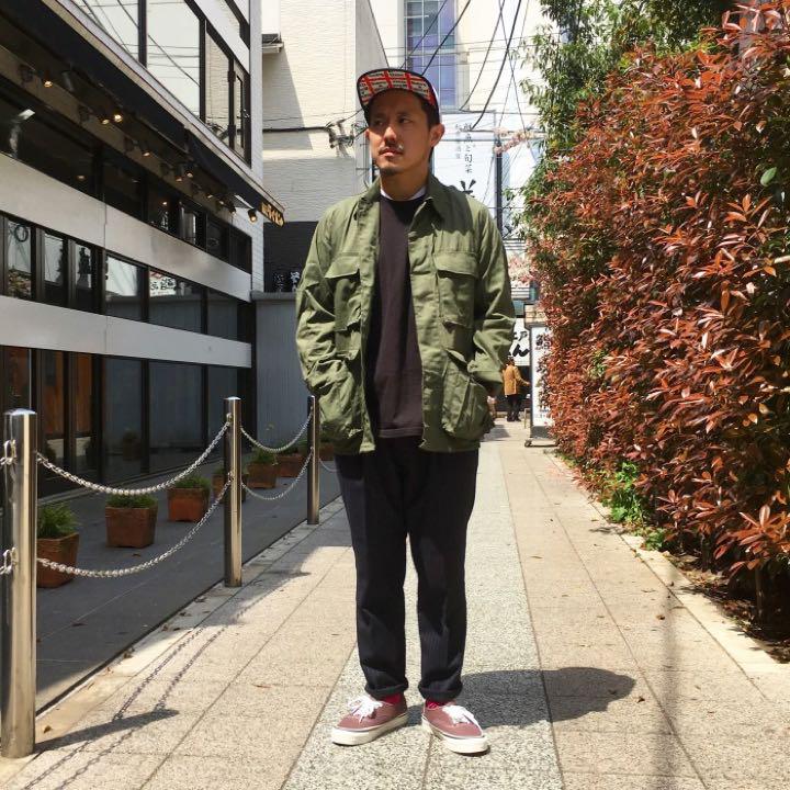 お手軽価格で贈りやすい
 US.ARMY 80's BDU Jacket Fatigue ミリタリージャケット