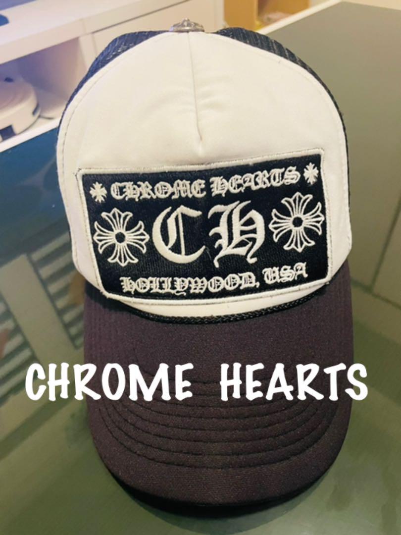 WEB限定】 CHROME HEARTS TRUCKER CAP KING TACO BLACK クロムハーツ