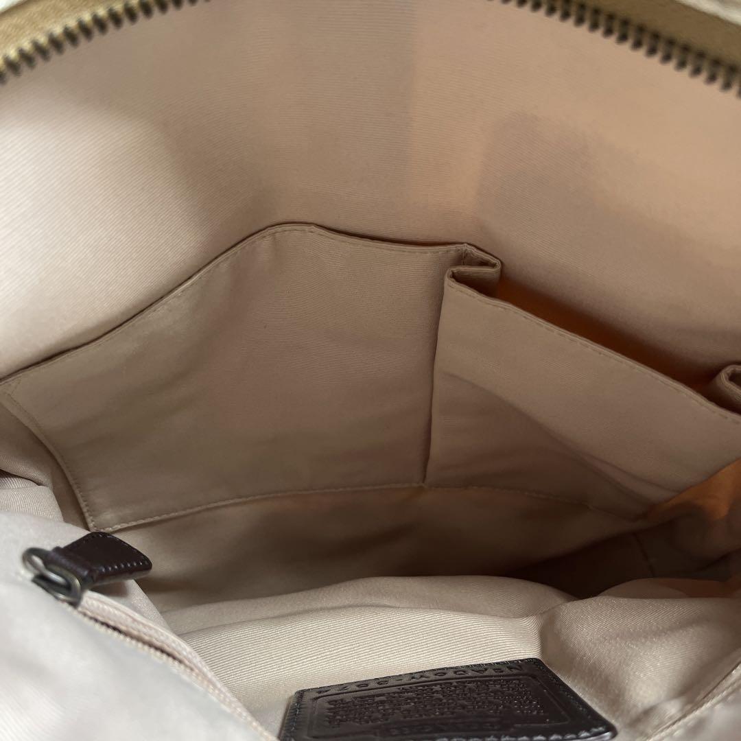 COACH ショルダーバッグ ホワイトコールド 日本未発売 画像6