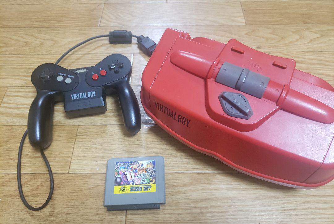 ジャンク品☆Nintendo 任天堂 バーチャルボーイ 箱なし スタンドなし