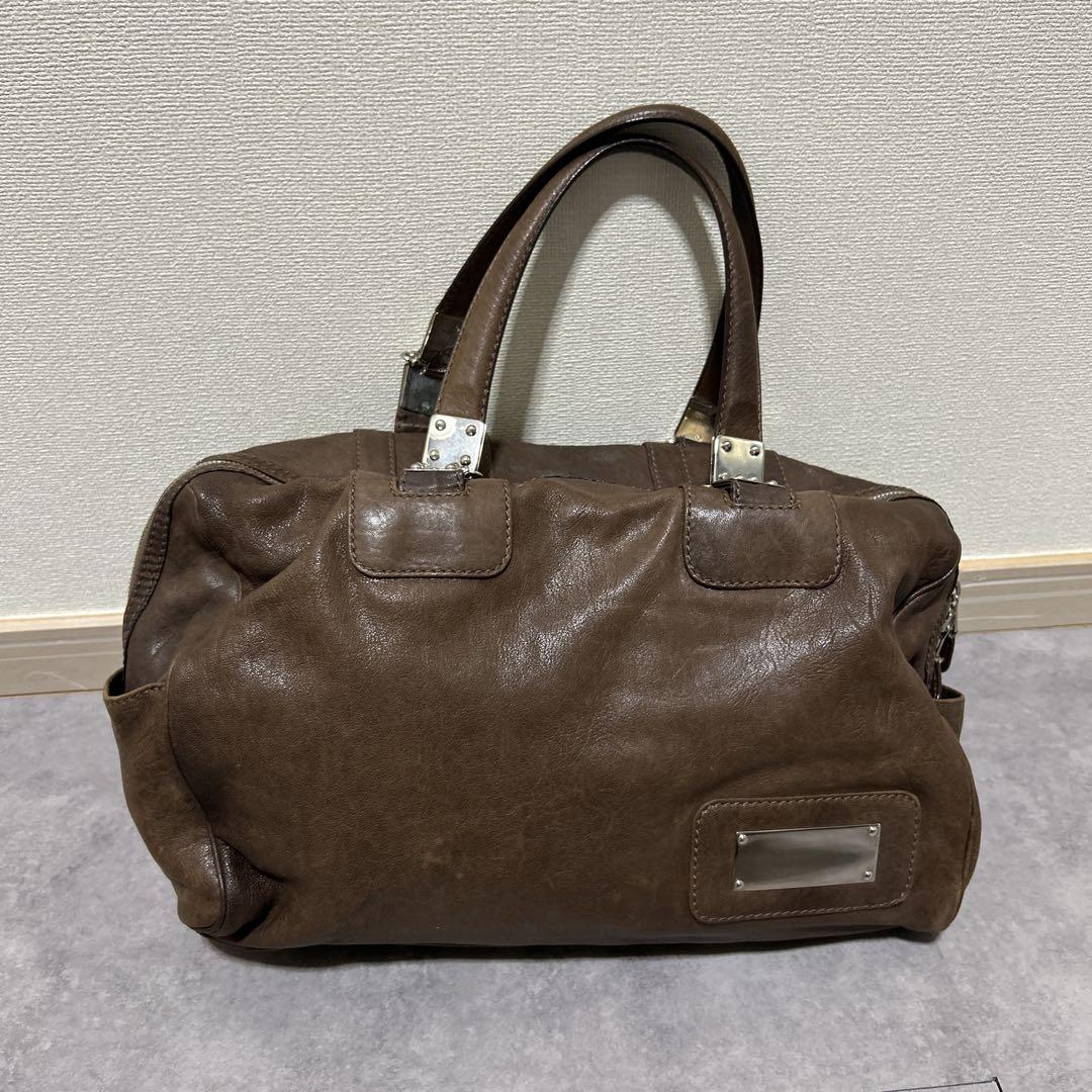 【希少モデル❗️】バレンシアガ　最高級レザー　ショルダーバッグ　プレートロゴ　金具