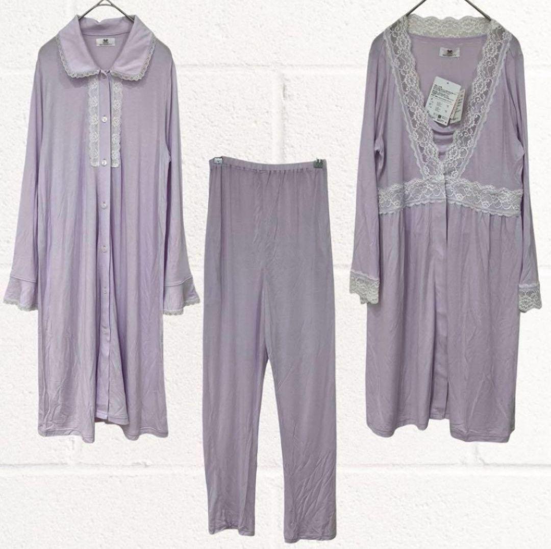 誕生日プレゼント 妊婦 授乳服 新品◇ワコール マタニティ おしゃれ 上品 レース ルームウェア・パジャマ