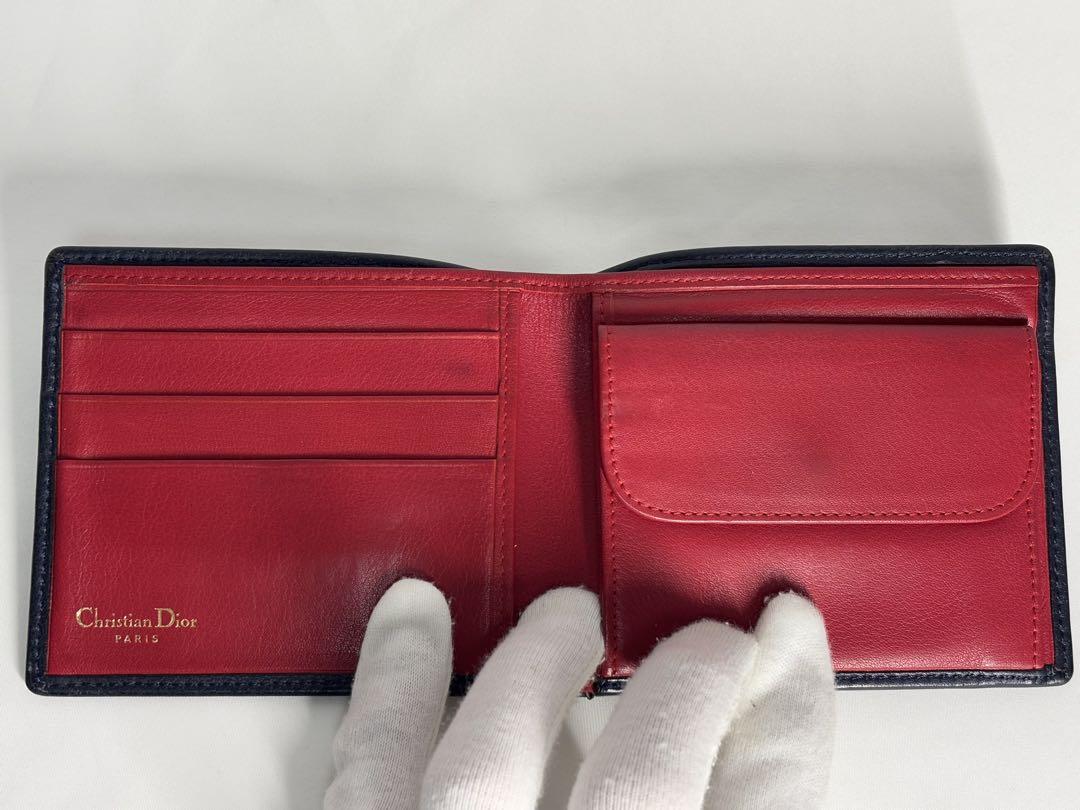 【良品】Christian Dior クリスチャンディオール　二つ折り財布
