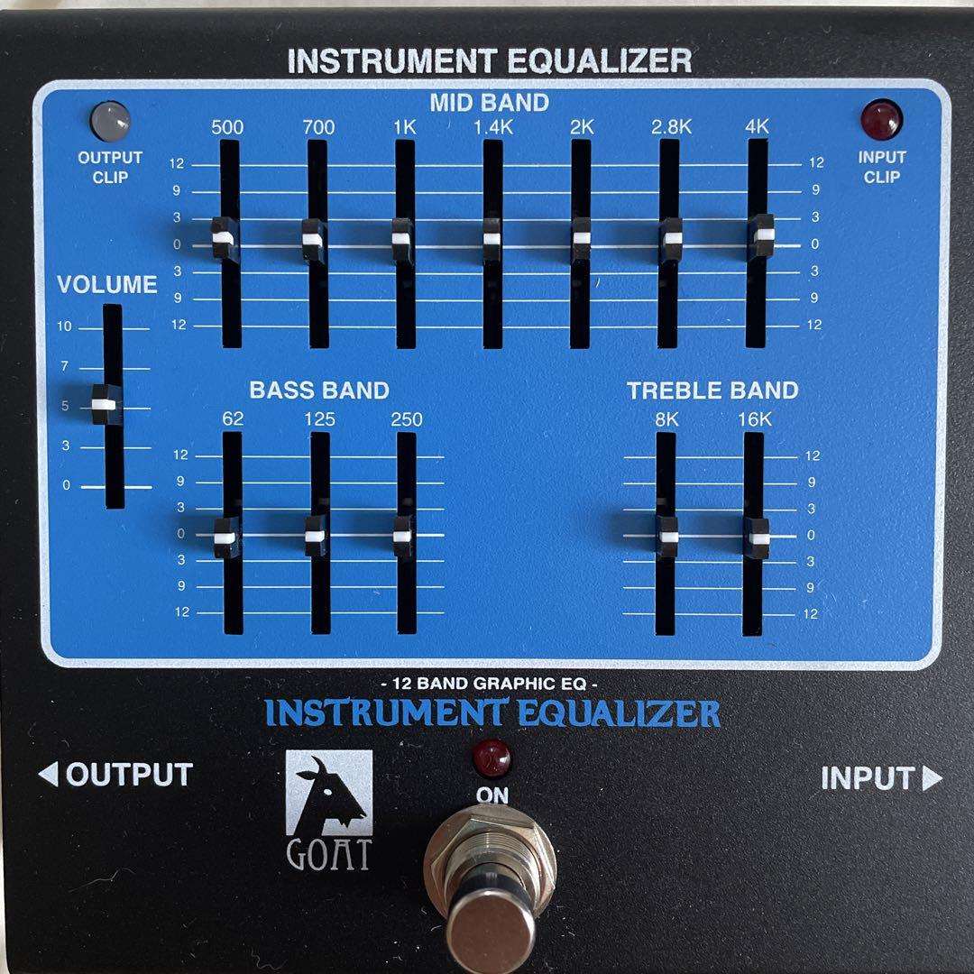ギター goat blue instrument equalizer