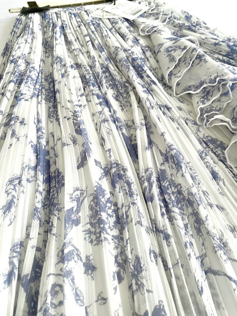 herlipto Pleated Chiffon Long Skirt 新品