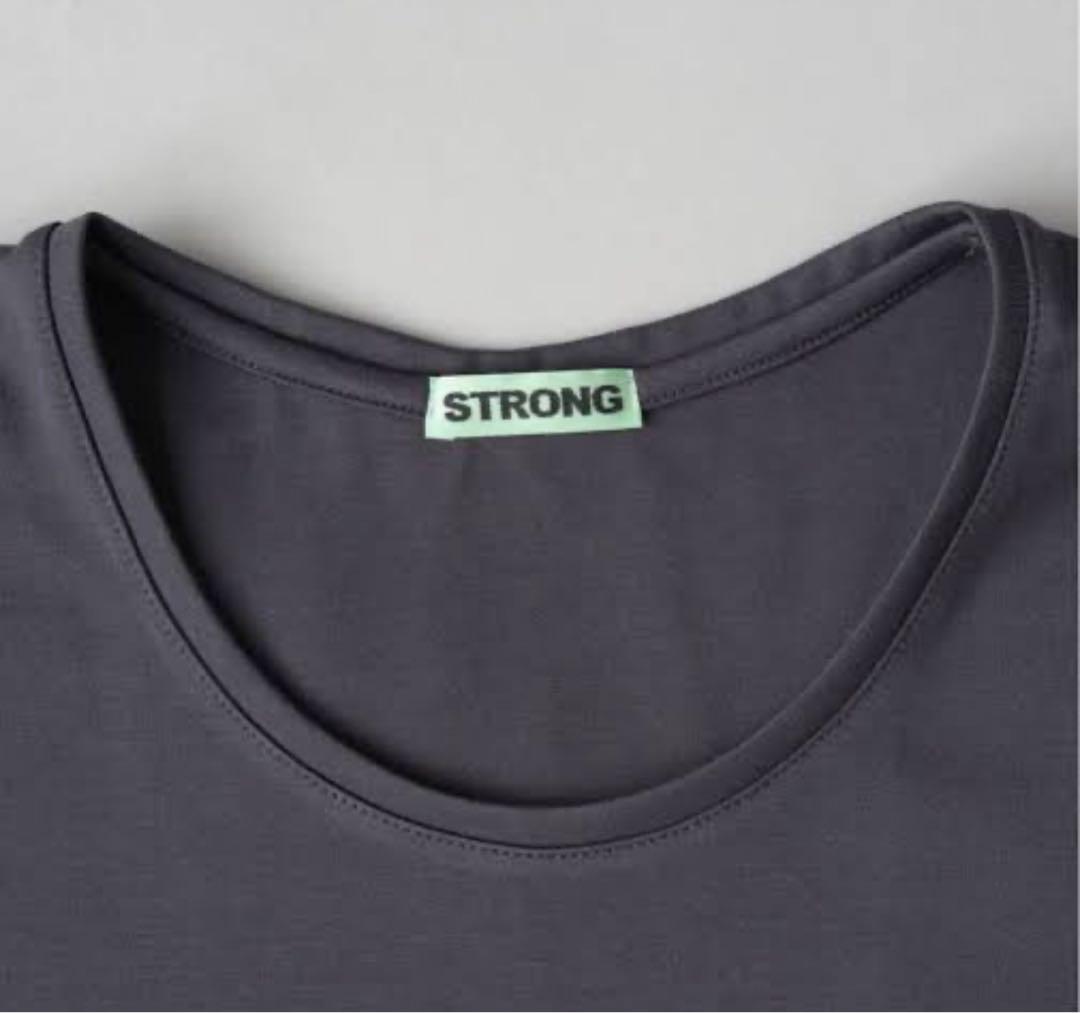 STRONG ダークグレー 長袖カットソー