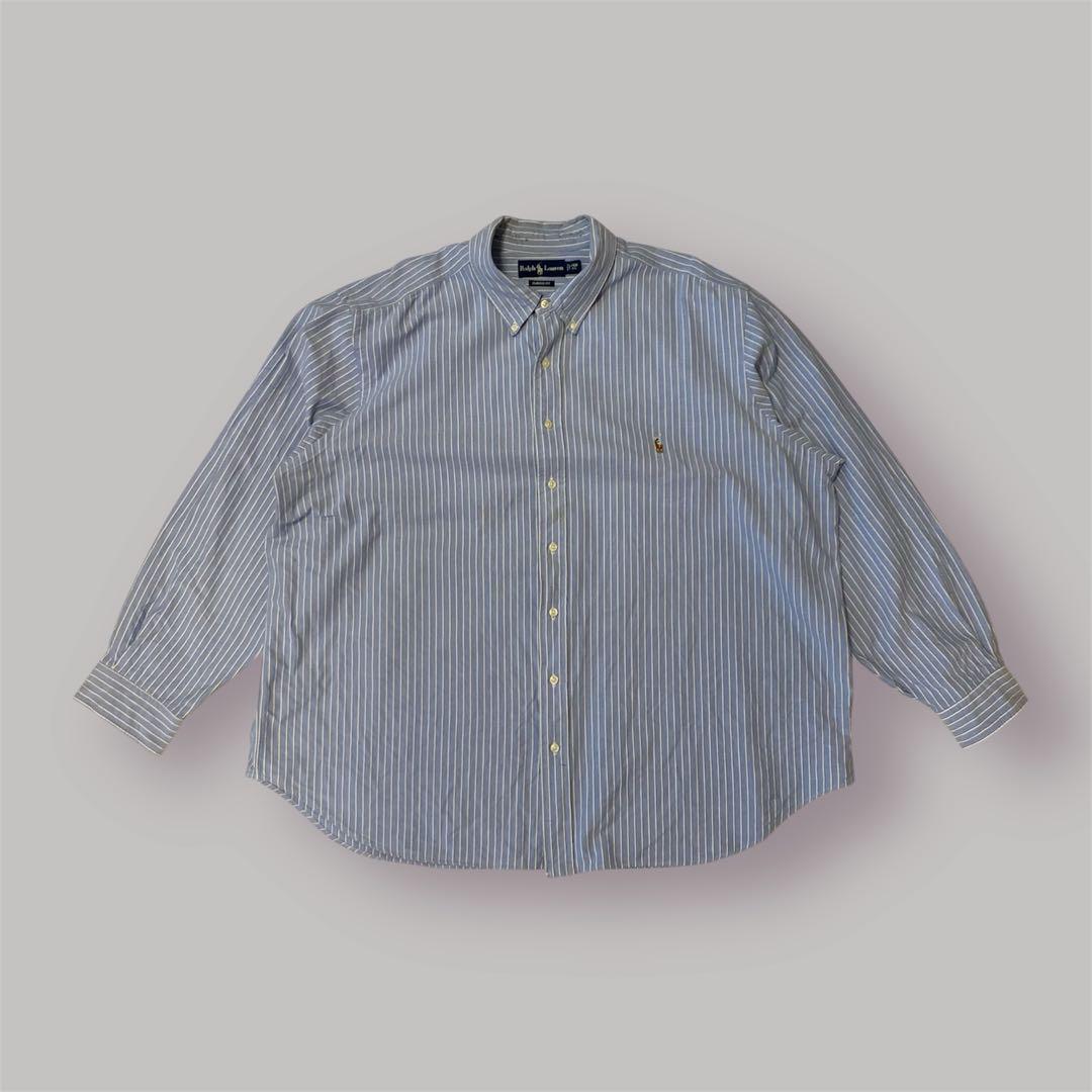 2XB Ralph Lauren ビッグシャツ ストライプ