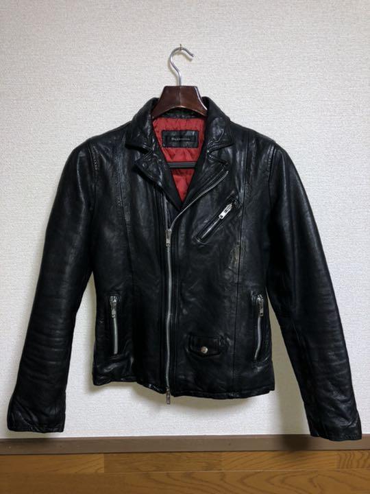 ●美品●vanquish●ライダースジャケット● ラムレザージャケット●送料込