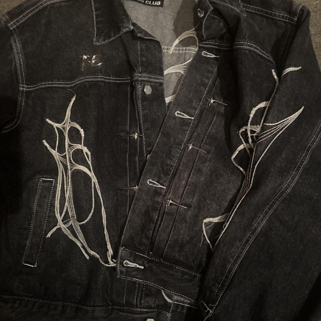 ジャケット・アウター thugclub denim jacket size3