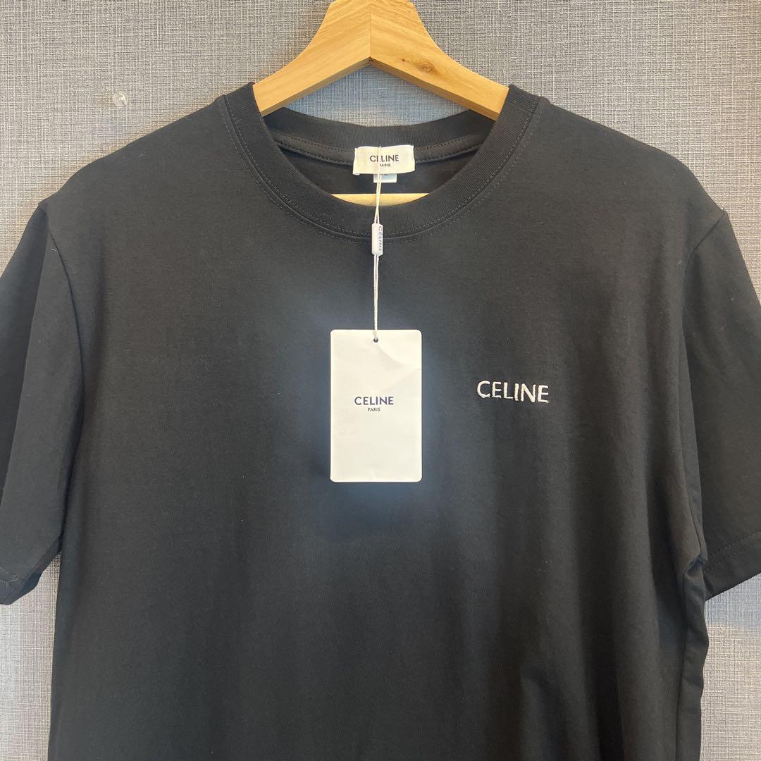 新品Tシャツ 黒 セリーヌロゴ Lサイズ ノベルティ - メルカリ