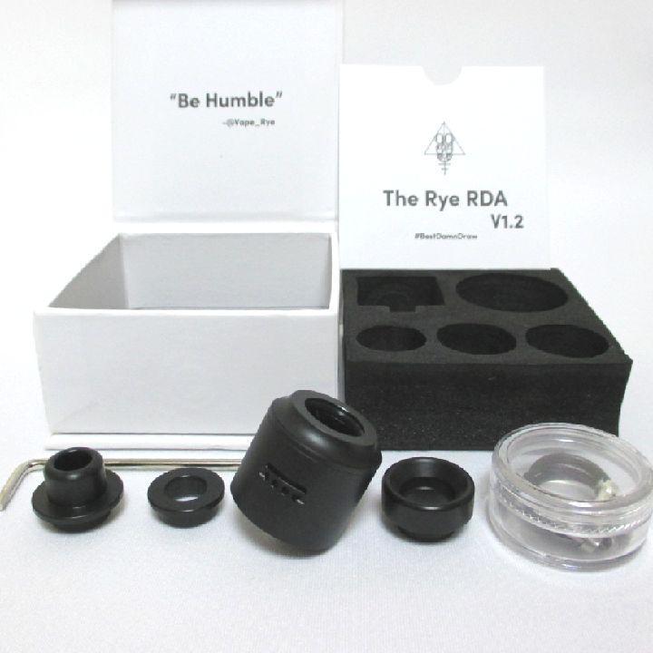 お得国産 正規品 新品 99wraps Rye RDA V1.2 Black 未使用品 Ua256-m81385047313 安い限定品