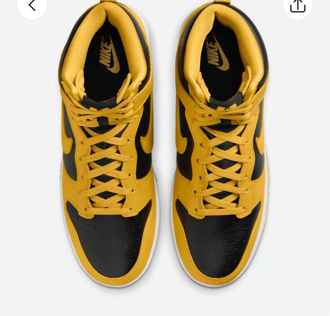 Nike Dunk High イエロー/ブラック定価以下