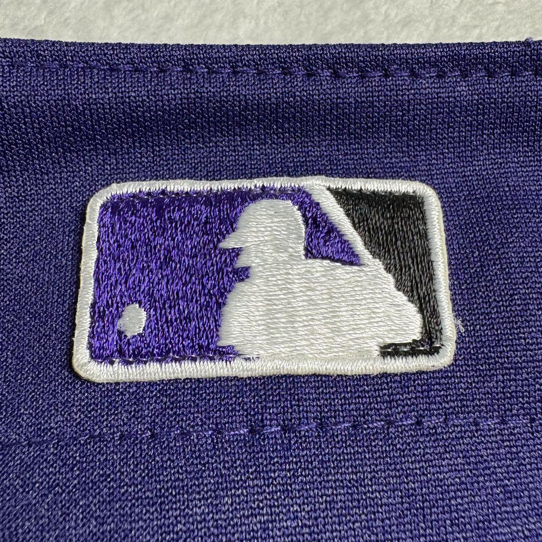 90s USA製 コロラドロッキーズ　ベースボールシャツ　MLBロゴ入り