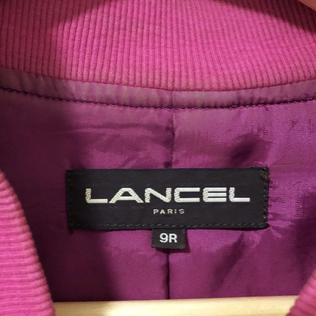 【雰囲気抜群❗️】1980's LANCEL 総柄 ボンバージャケット 大きめ