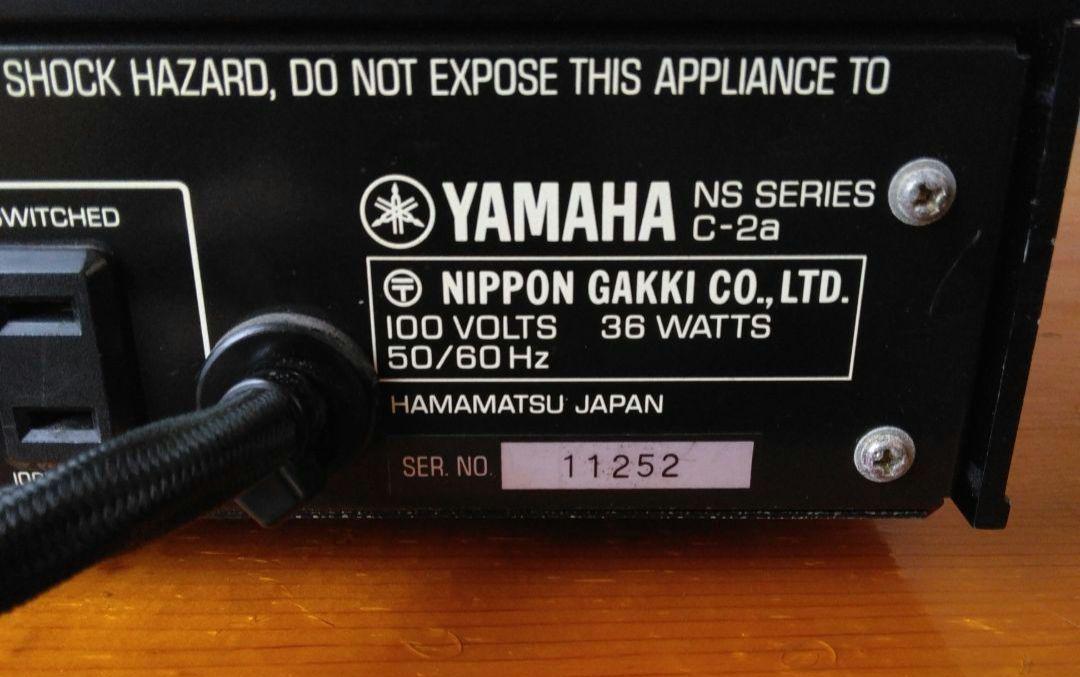 YAMAHA C-2a プリアンプ/Black Gate コンデンサー仕様/美品
