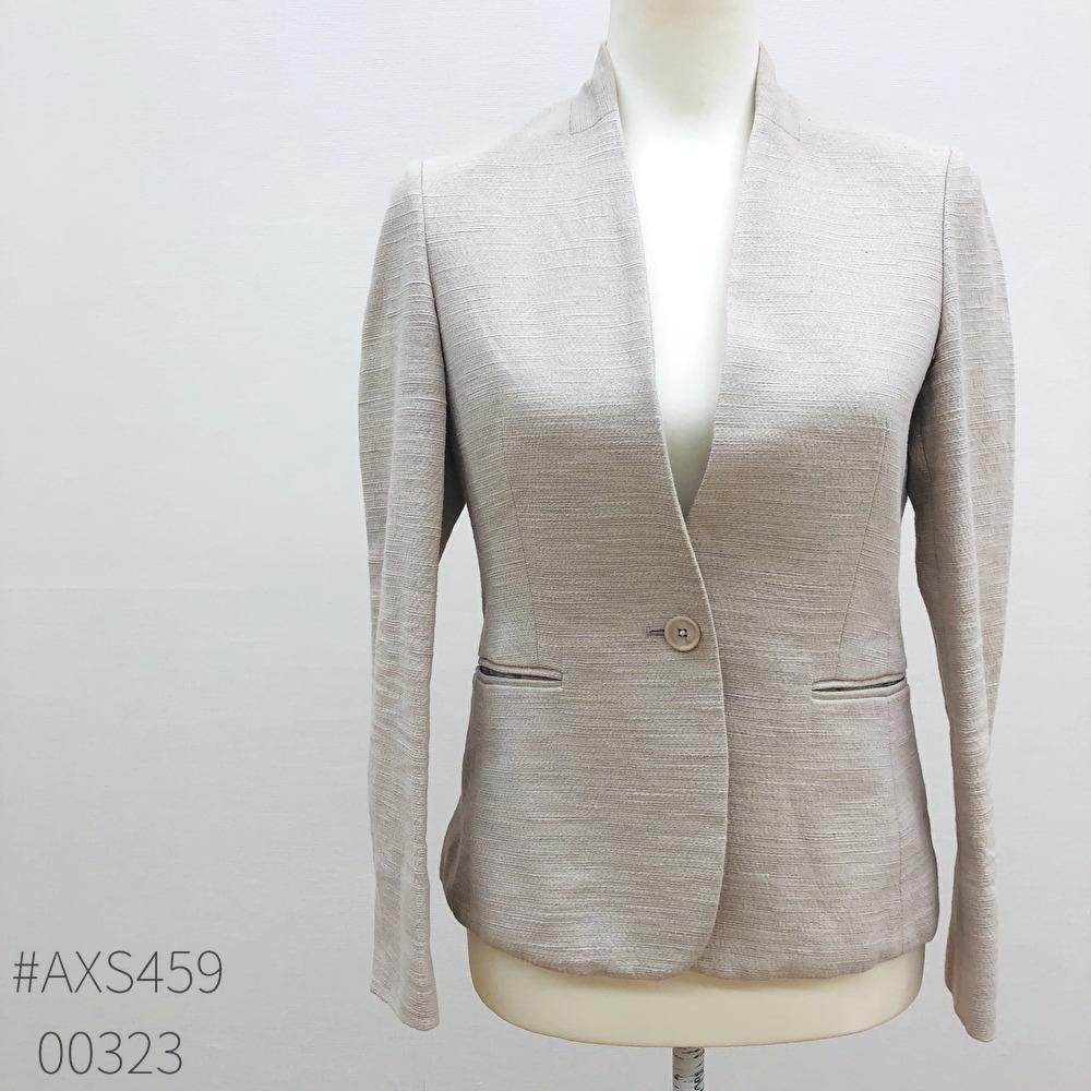 UNITED ARROWS ノーカラージャケット　サイズ36 オフホワイト