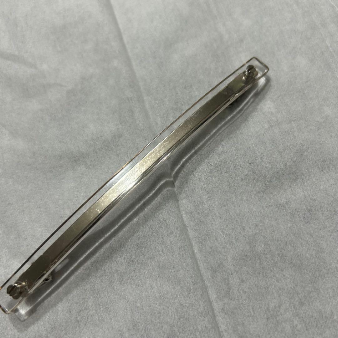 PORTRAY × yo biotop クリアバレッタ スキニー アクリル PORTRAY × yo biotop クリアバレッタ スキニー アクリル - ヘア