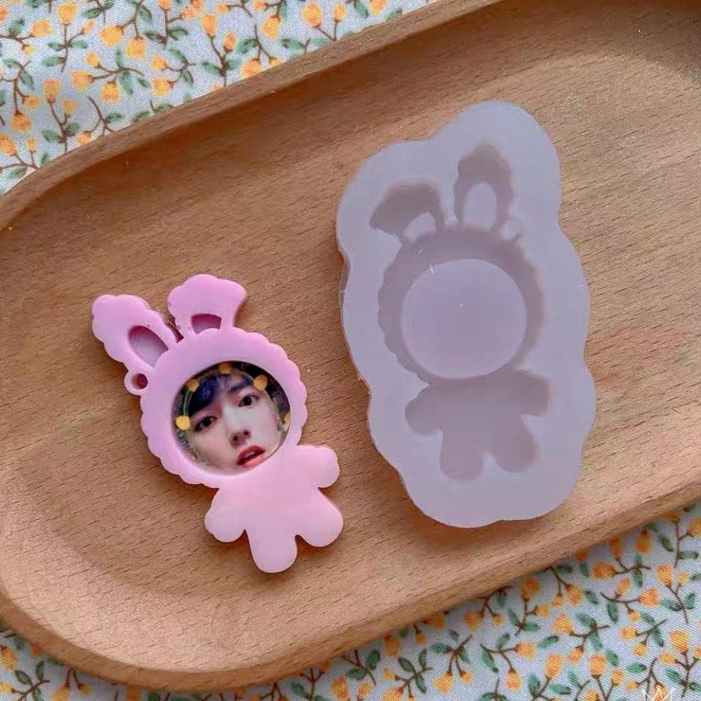 シリコンモールド キャラクター マスコット キーホルダー うさぎ フォト レジン メルカリ