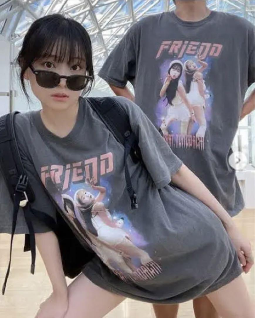 【Risa︎︎︎︎❁⃘さん専用】重森さとみ　Friends Tシャツ Lサイズ Risa︎︎︎︎❁⃘さん専用】重森さとみ Friends Tシャツ Lサイズ