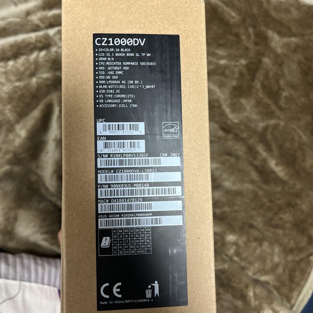 Chromebook本体 ASUS Chromebook