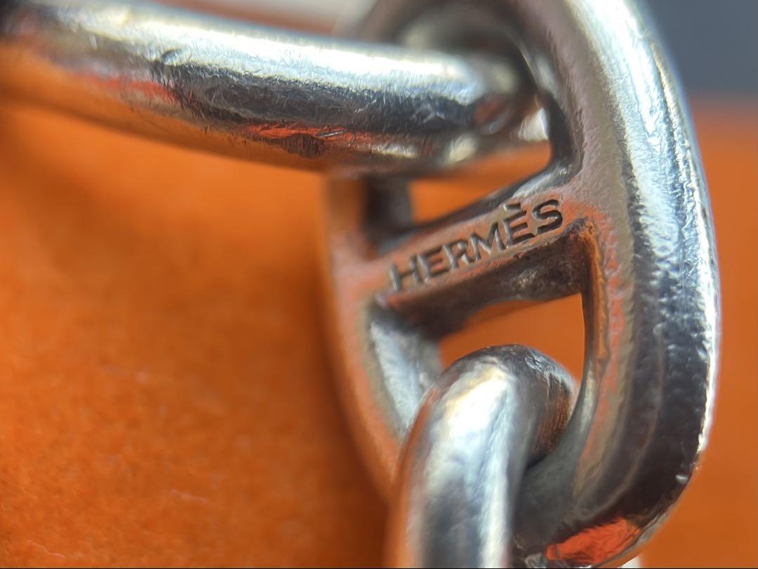 Vintage Hermes シェーヌダンクル MM 15 コマ　箱無し