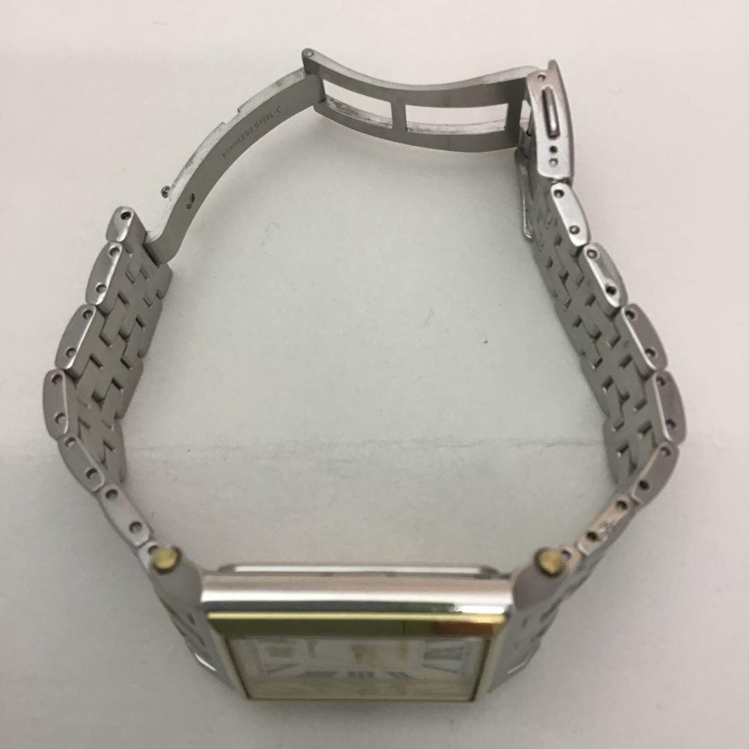 セイコー　SEIKO Premier ステンレススチール 角型腕時計　日本製