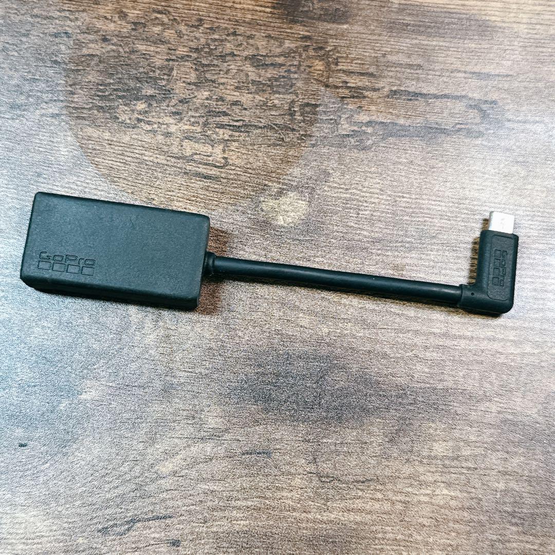 完動品 GoPro マイクアダプターアクションカメラ・ウェアラブルカメラ