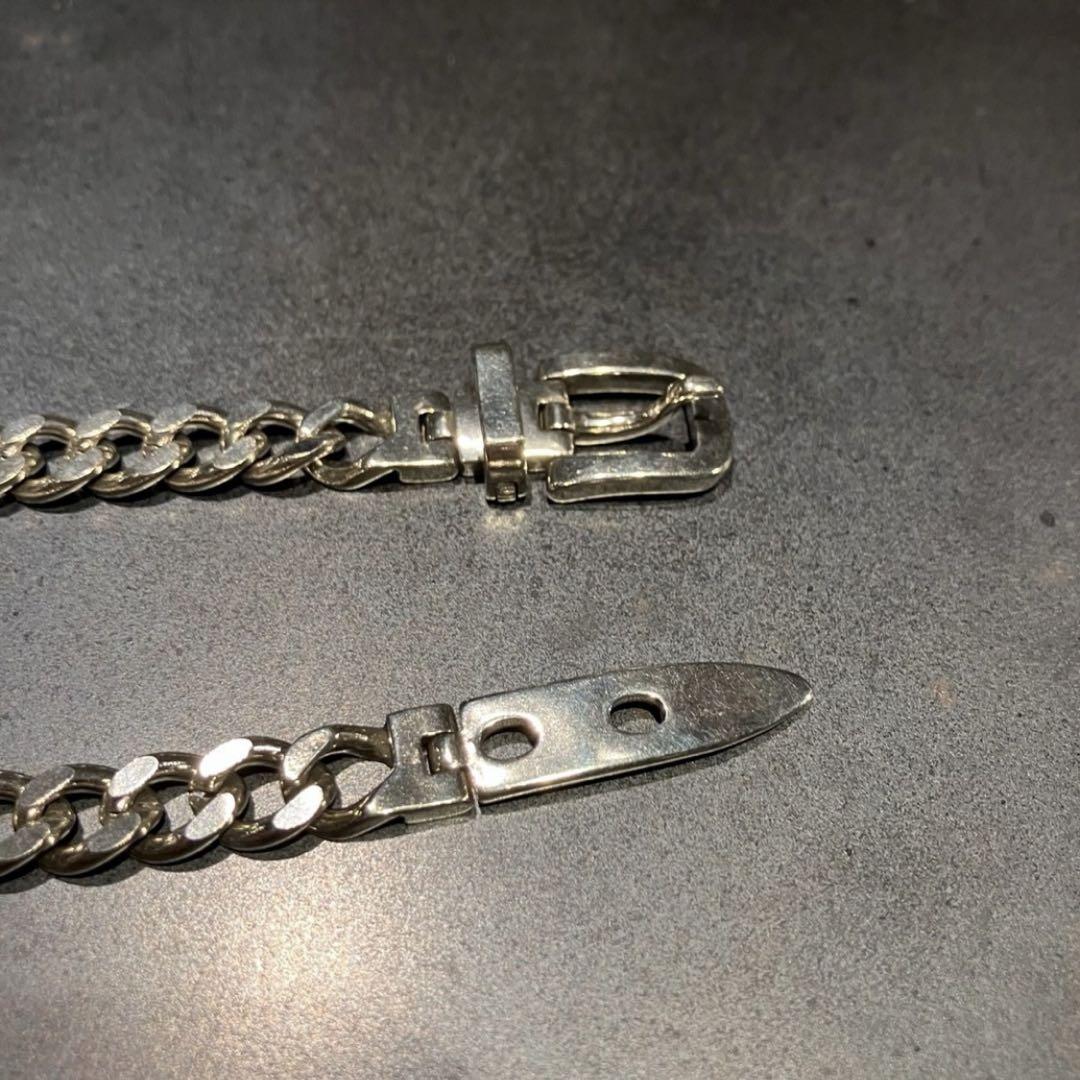 SILVER925 BELT CHAIN BRACELET/シルバー/ブレス
