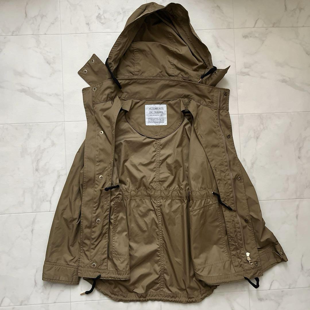 loose silhouette nylon mountain parker / beige（ルーズ