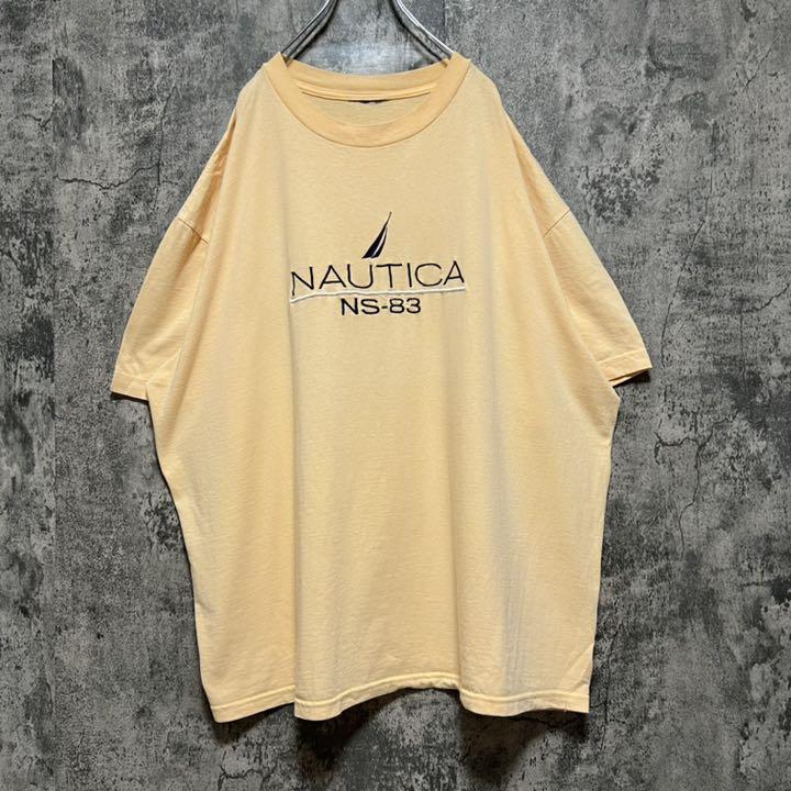 セール大得価 希少 ビッグロゴ刺繍 Tシャツ 3XL相当 51jzx-m81407705471 ノーティカ NAUTICA 安い超激安