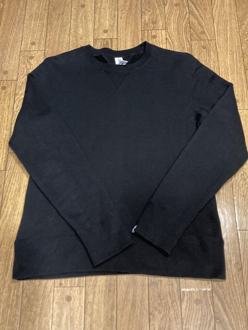 ビームスプラス 別注 ループウィラー クルー　スウェット XL ブラック
