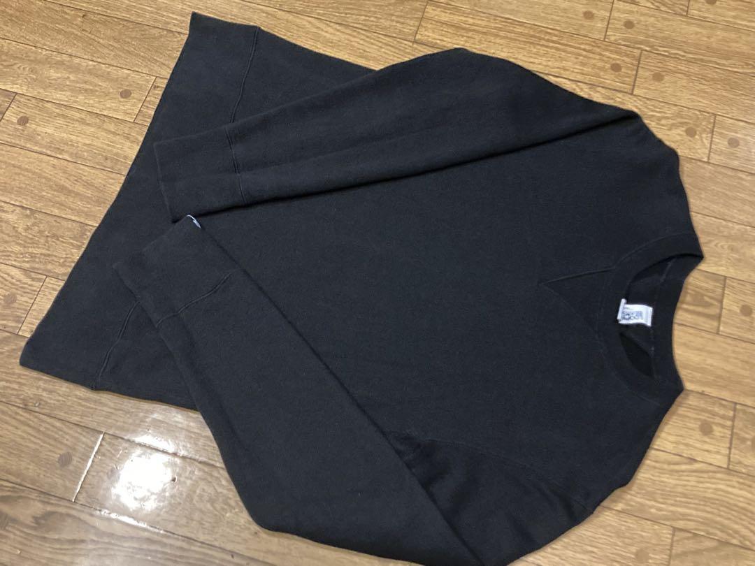 ビームスプラス 別注 ループウィラー クルー　スウェット XL ブラック