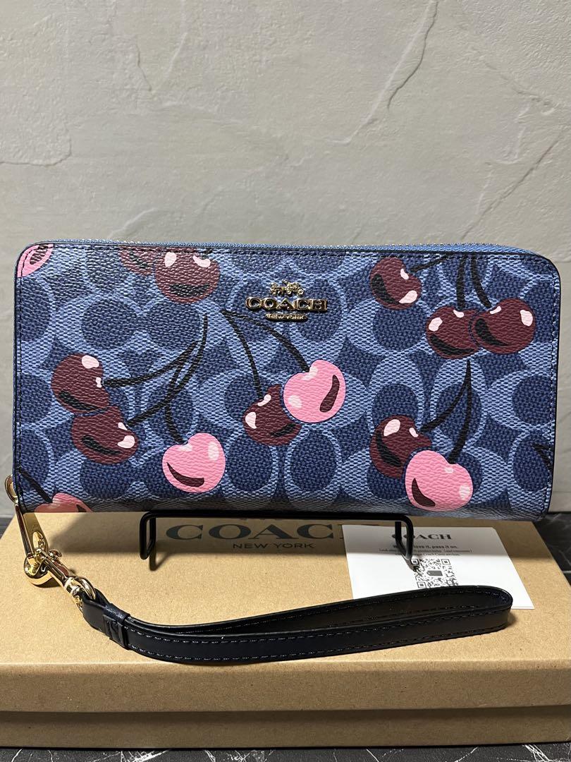 COACH】コーチ コーティングキャンパス レザー シグネチャー
