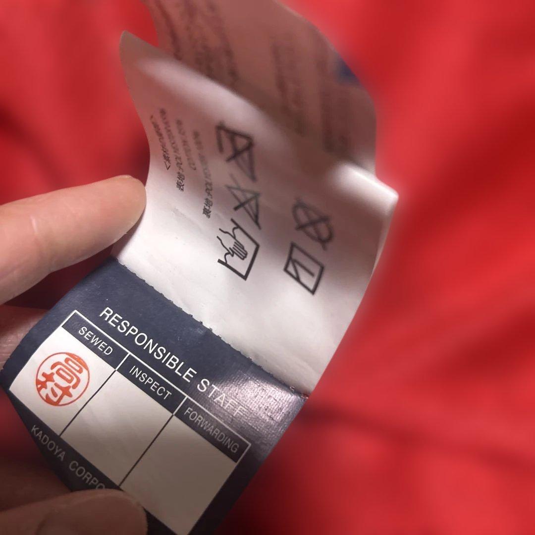 KADOYA 赤 ライダースジャケット スタンドカラー M