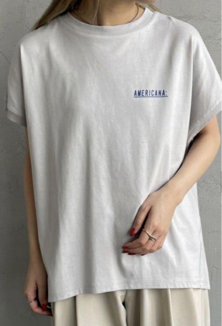 専用＊Americana ×JEANS FACTORY別注ラウンドヘムバックT