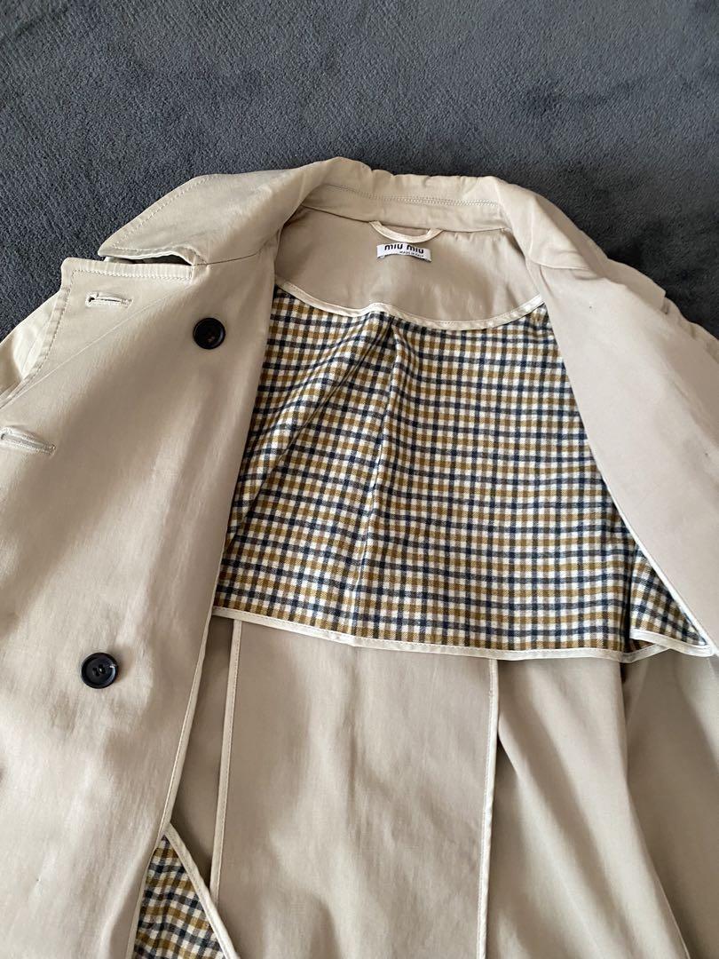 ミュウミュウ miumiu36 トレンチコート　used
