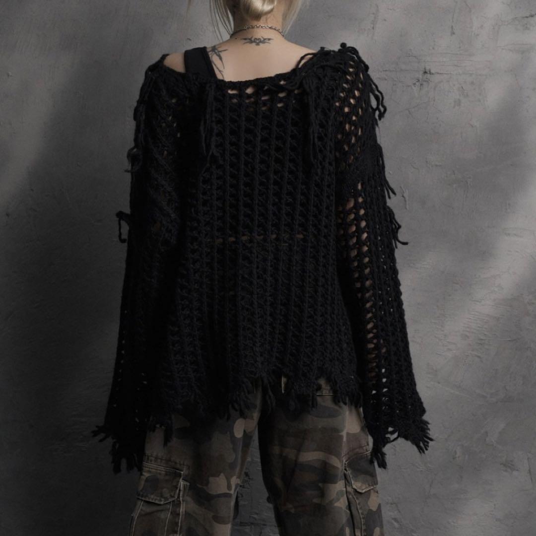【Rozen Kreuz】crochet loose kintニット Rosen Kreuz】crochet loose knit | OUR BRAND,Rosen Kreuz